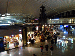 Clock Tower at the Departures Hall of Ngurah Rai International Airport, viewed from the business class lounge of KLM