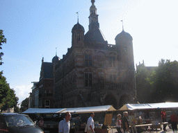 Front of the Waag, and the Deventer Book Fair on the Brink square