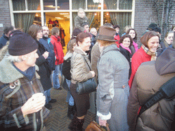 Actor in Victorian clothing at the Walstraat street, during the Dickens Festival
