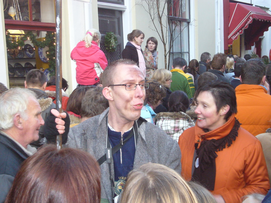 People at the Walstraat street, during the Dickens Festival