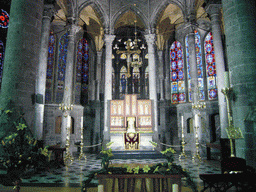 Apse and altar of the Notre Dame de Dinant church