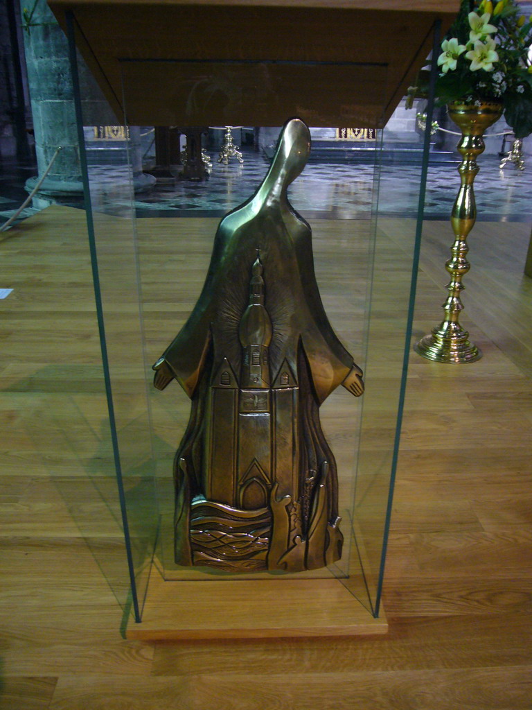 Statuette at the Notre Dame de Dinant church