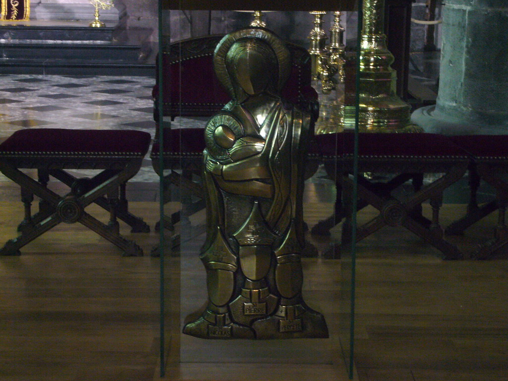 Statuette at the Notre Dame de Dinant church