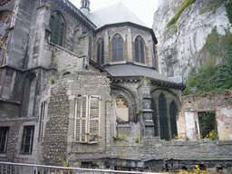 The back side of the Notre Dame de Dinant church