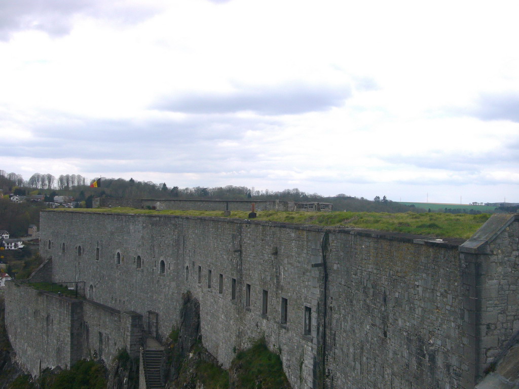 The Citadel of Dinant, viewed from the top of the cable car ride at the southeast part