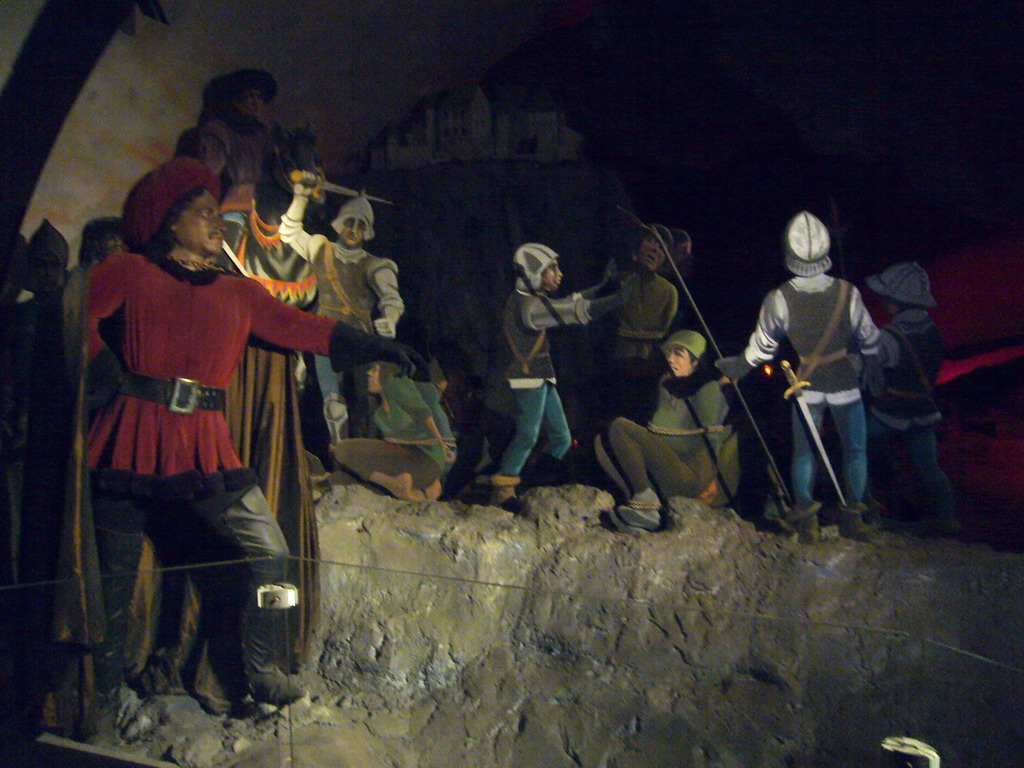 Wax statues at the Citadel of Dinant