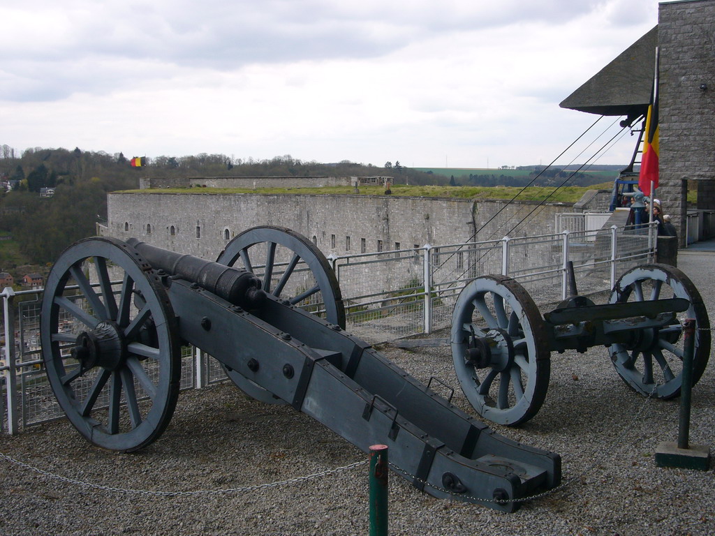 Cannons at the southeast part of the Citadel of Dinant