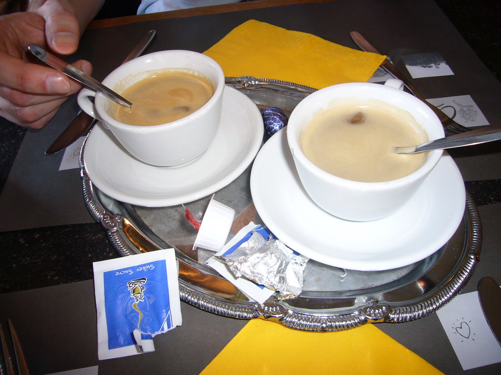 Coffee at the Brasserie Casanova