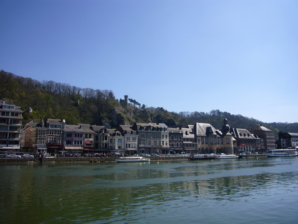 The city center with the Meuse river, viewed from the Avenue des Combattants