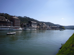 The city center with the Meuse river, viewed from the Avenue des Combattants