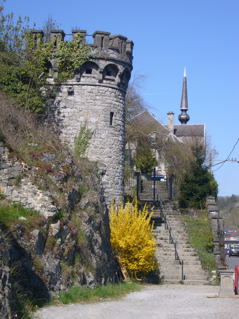 Tower and staircase at the Avenue des Combattants