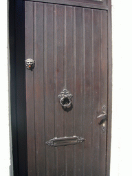 Door at a house at the Rue de Philippeville street