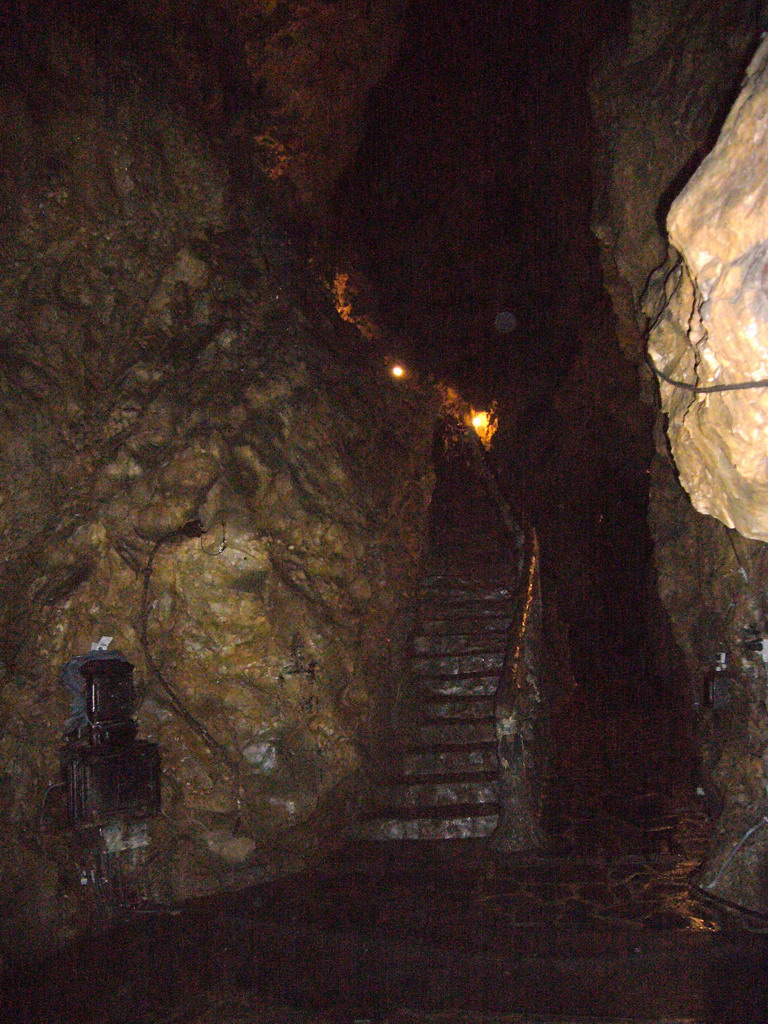 Staircase in the La Merveilleuse caves