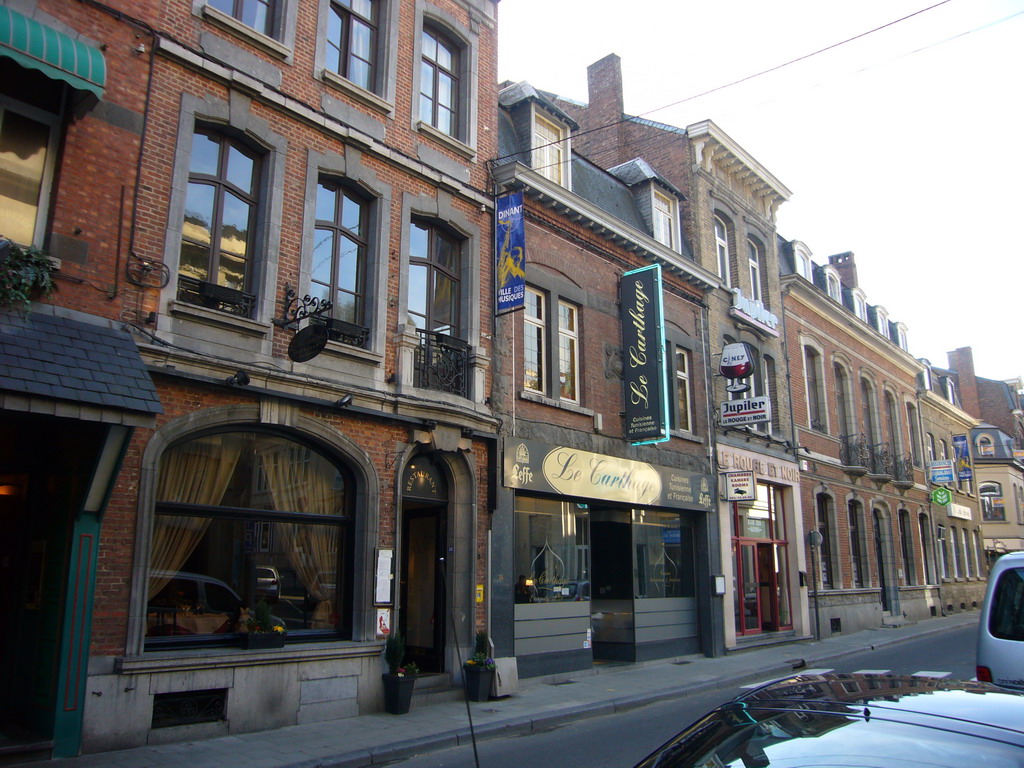 Front of the Le Carthage restaurant in the city center