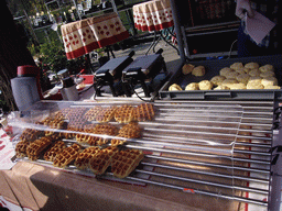 Waffles at the flower market at the Avenue Winston Churchill