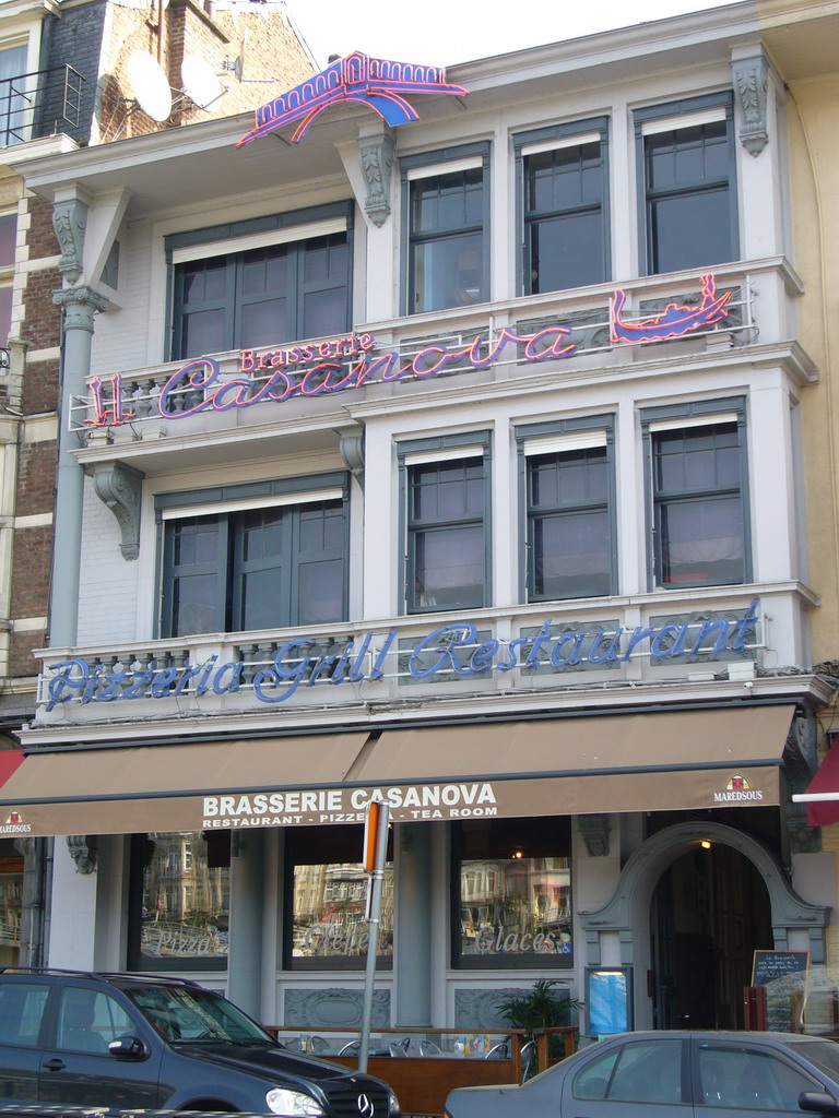 Front of the Brasserie Casanova at the Avenue Winston Churchill