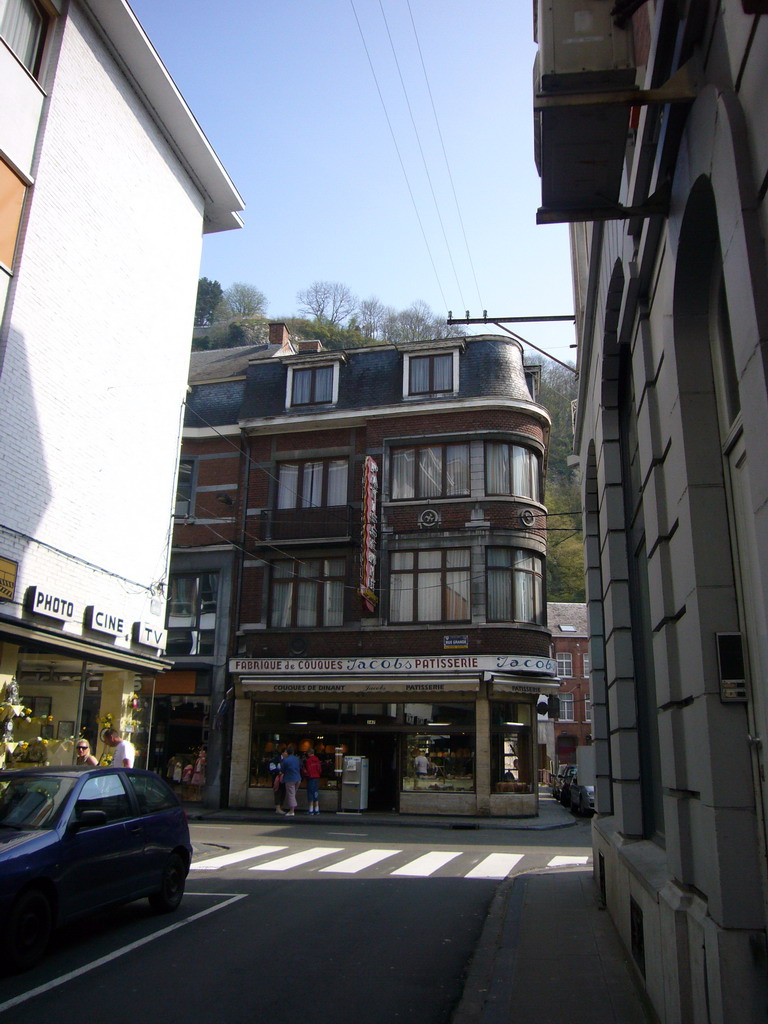 Front of Patisserie Jacobs at the Rue Grande street