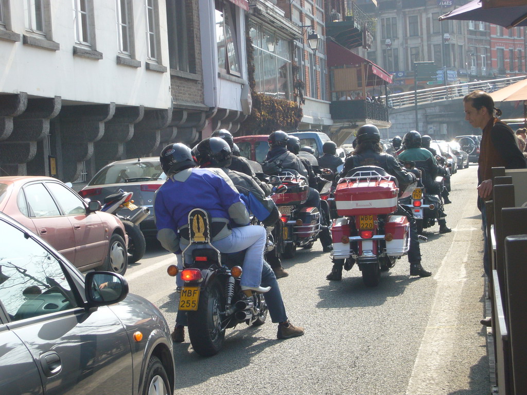 Motorcycles at the Boulevard Sassera