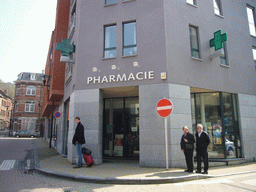 Front of a pharmacy at the Rue Saint-Jacques street