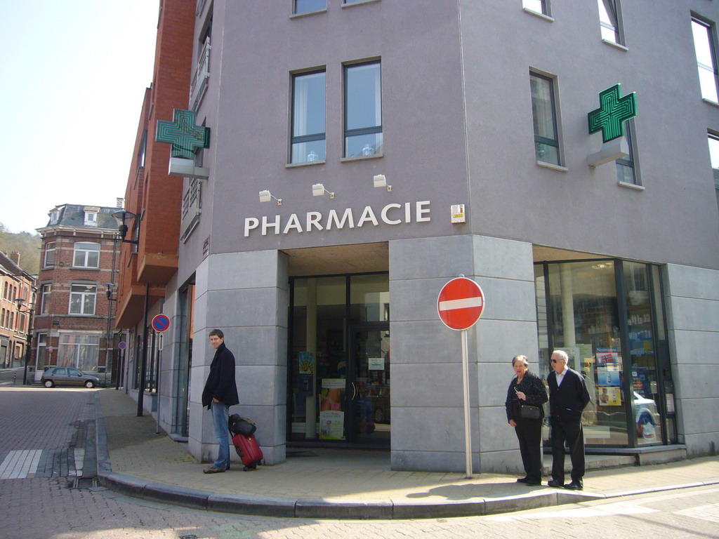 Front of a pharmacy at the Rue Saint-Jacques street