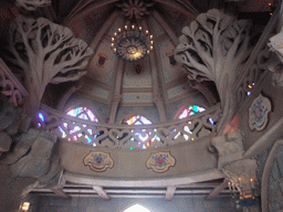 Interior of the Sleeping Beauty`s Castle, at Fantasyland of Disneyland Park