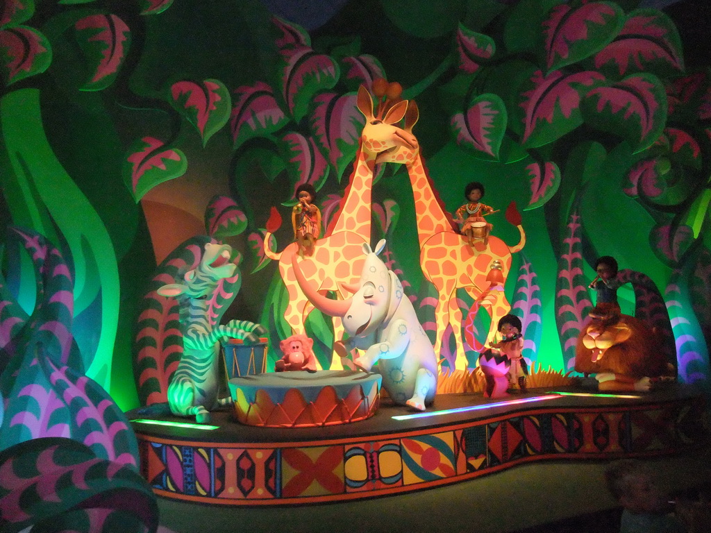 Africa in `It`s a Small World`, at Fantasyland of Disneyland Park