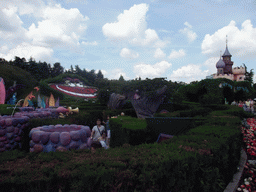 Alice`s Curious Labyrinth, at Fantasyland of Disneyland Park