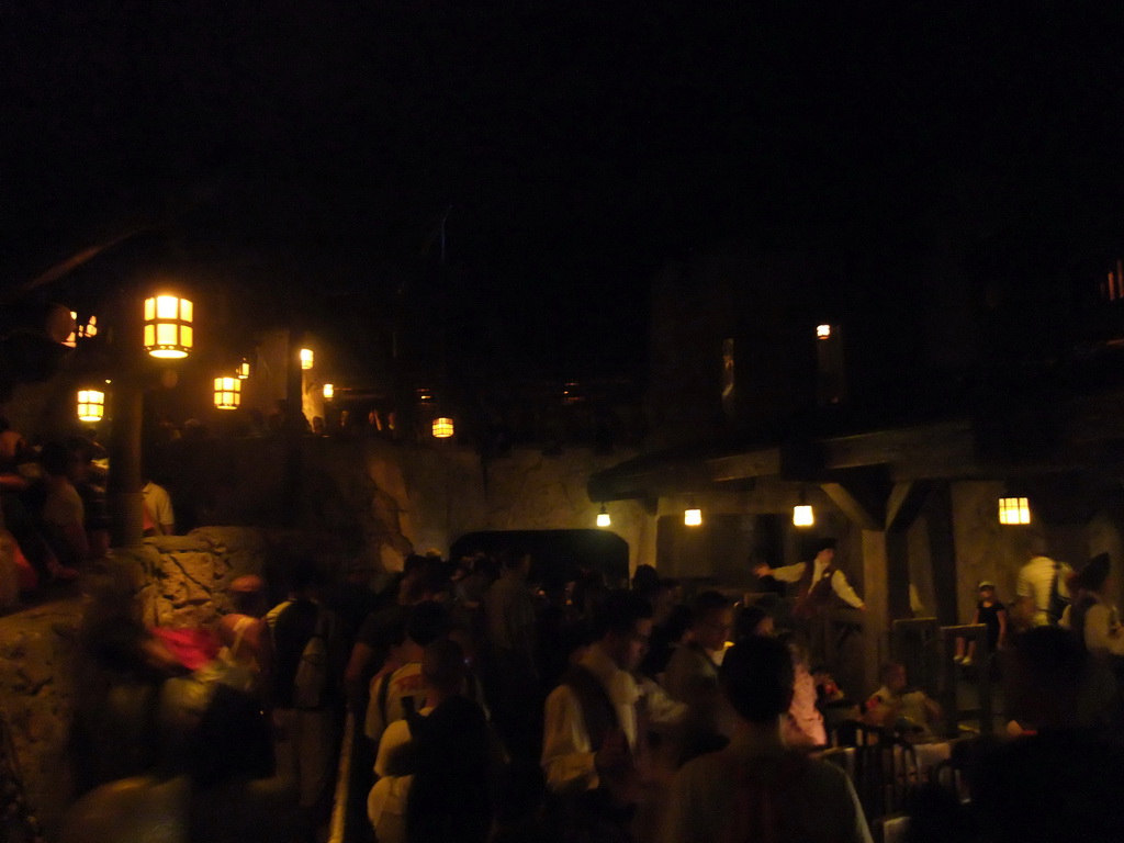 Queue for Pirates of the Caribbean, at Adventureland of Disneyland Park