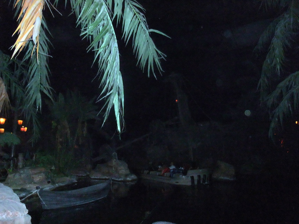 Inside Pirates of the Caribbean, at Adventureland of Disneyland Park