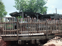 Entrance of Big Thunder Mountain, at Frontierland of Disneyland Park