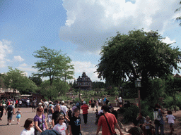 Phantom Manor and surroundings, at Frontierland of Disneyland Park