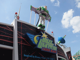 Entrance of Buzz Lightyear Laser Blast, at Discoveryland of Disneyland Park