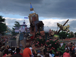 Peter Pan in Disney`s Once Upon a Dream Parade, at Disneyland Park