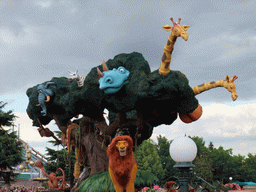 Simba in Disney`s Once Upon a Dream Parade, at Disneyland Park