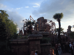 Indiana Jones and the Temple of Peril, at Adventureland of Disneyland Park