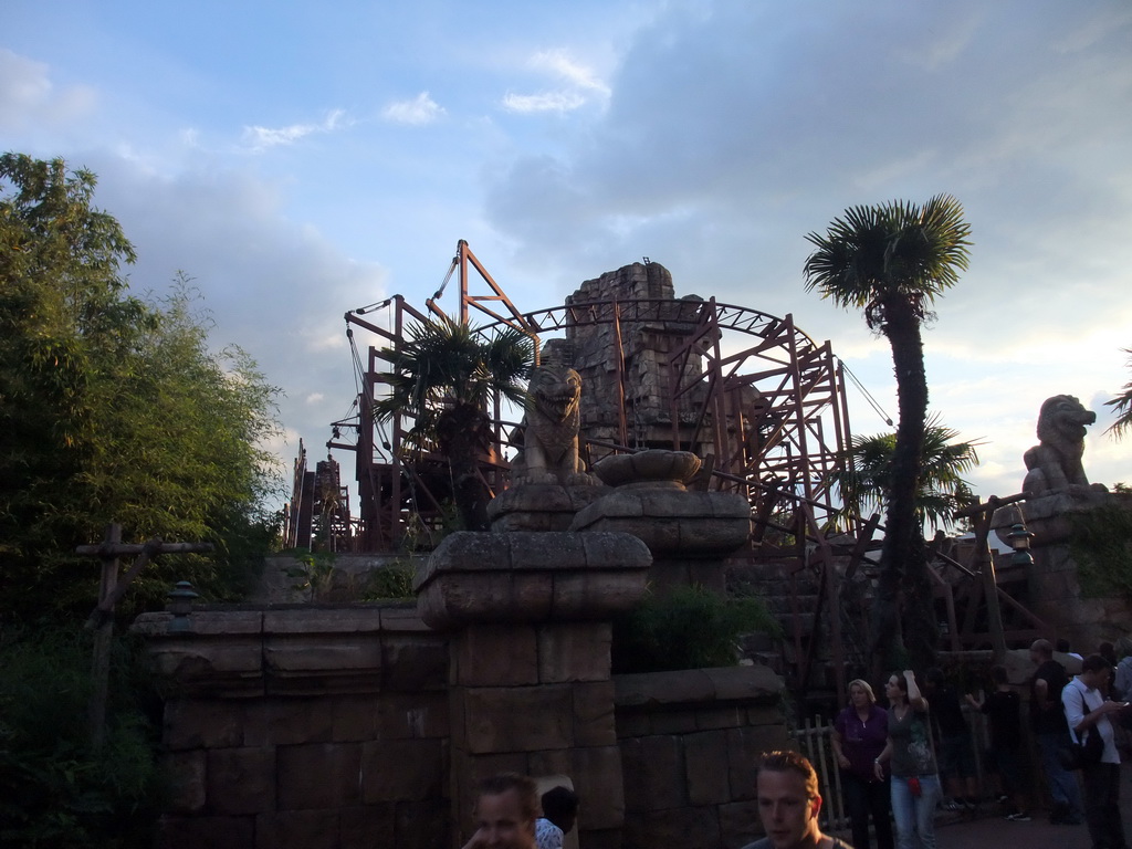 Indiana Jones and the Temple of Peril, at Adventureland of Disneyland Park