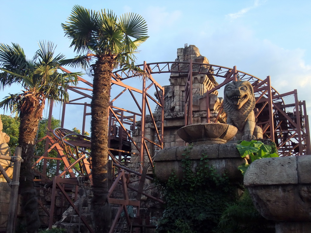 Indiana Jones and the Temple of Peril, at Adventureland of Disneyland Park