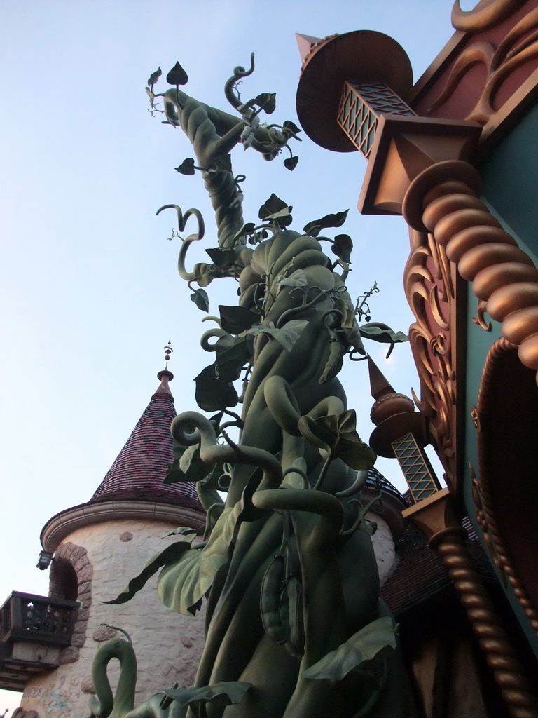 The Beanstalk of Sir Mickey`s Boutique, at Fantasyland of Disneyland Park