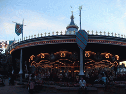 Tim at Lancelot`s Carousel, at Fantasyland of Disneyland Park