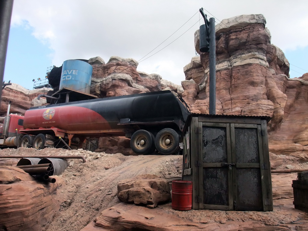 Catastrophe Canyon, at the Studio Tram Tour: Behind the Magic, at the Production Courtyard of Walt Disney Studios Park