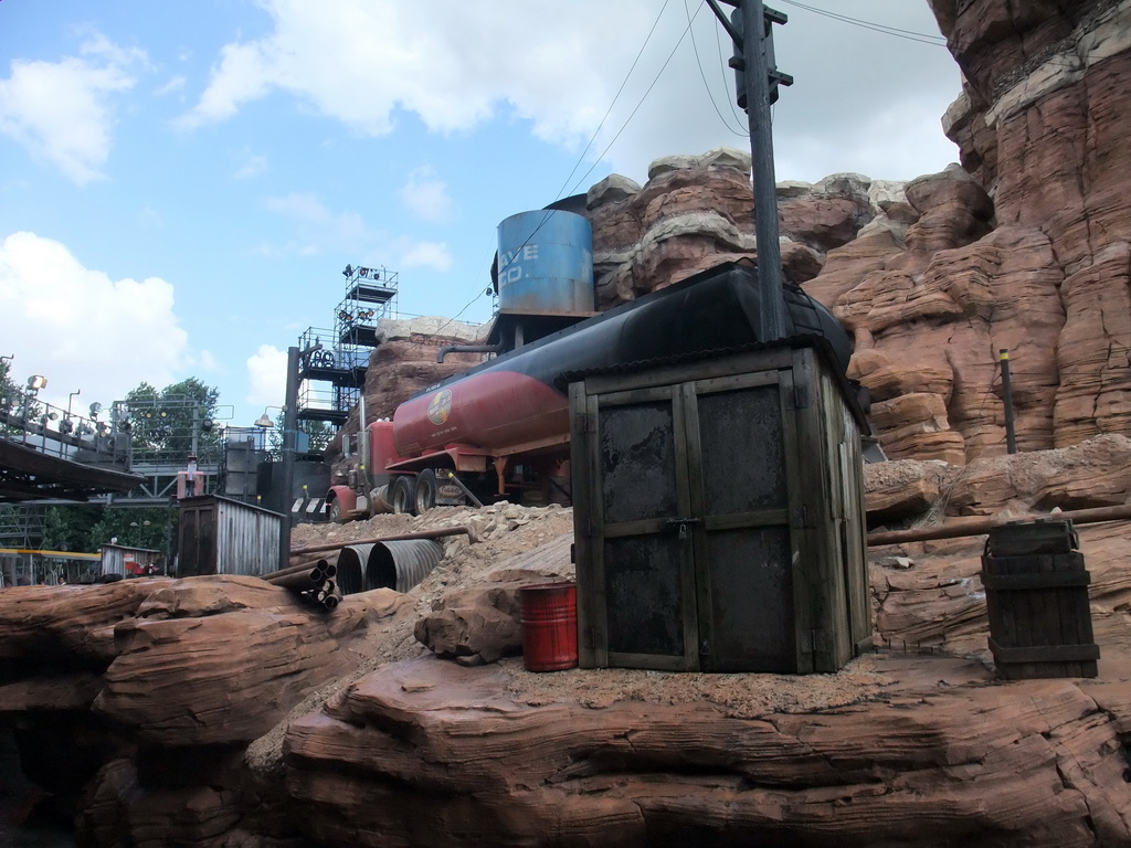 Catastrophe Canyon, at the Studio Tram Tour: Behind the Magic, at the Production Courtyard of Walt Disney Studios Park