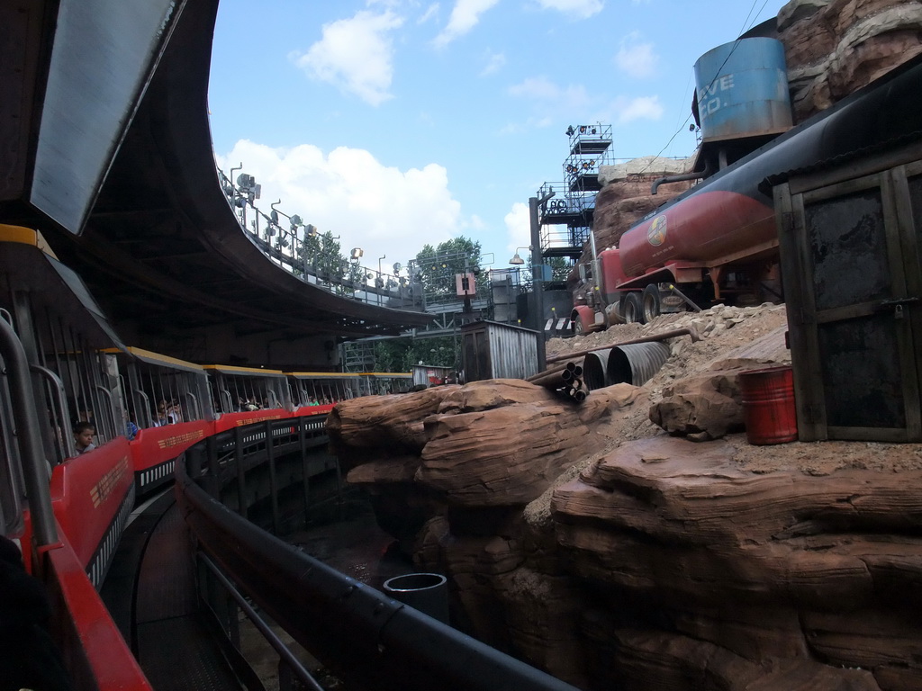 Catastrophe Canyon, at the Studio Tram Tour: Behind the Magic, at the Production Courtyard of Walt Disney Studios Park