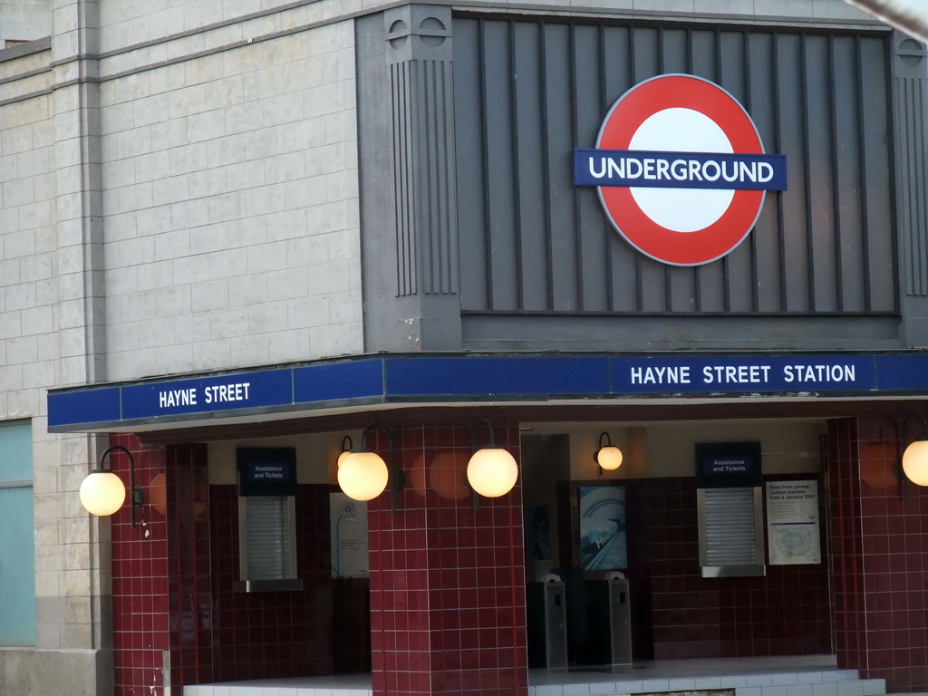 Hayne Street subway station of London, from the movie `Reign of Fire`, at the Studio Tram Tour: Behind the Magic, at the Production Courtyard of Walt Disney Studios Park
