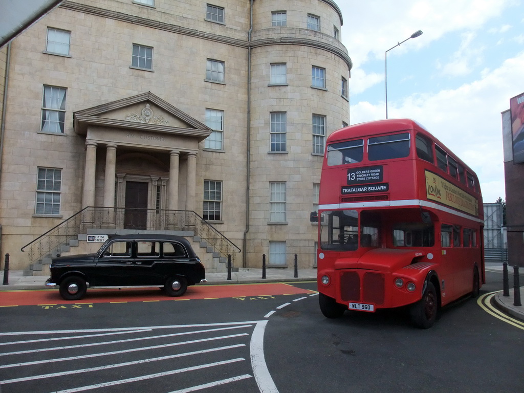 Hayne Street in London, from the movie `Reign of Fire`, at the Studio Tram Tour: Behind the Magic, at the Production Courtyard of Walt Disney Studios Park