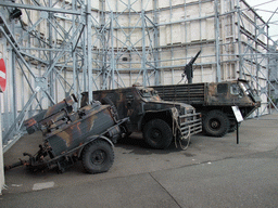 Jeeps at the Studio Tram Tour: Behind the Magic, at the Production Courtyard of Walt Disney Studios Park