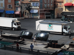 Cars at `Moteurs... Action! Stunt Show Spectacular`, at the Backlot of Walt Disney Studios Park