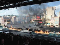 Cars at `Moteurs... Action! Stunt Show Spectacular`, at the Backlot of Walt Disney Studios Park