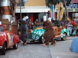 Remy and Emile in Disney`s Stars `n` Cars parade, at the Production Courtyard of Walt Disney Studios Park