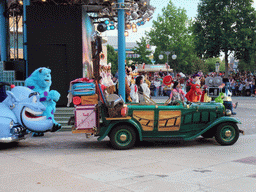 Finale of Disney`s Stars `n` Cars parade, at the Production Courtyard of Walt Disney Studios Park