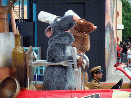 Remy and Emile in Disney`s Stars `n` Cars parade, at the Production Courtyard of Walt Disney Studios Park